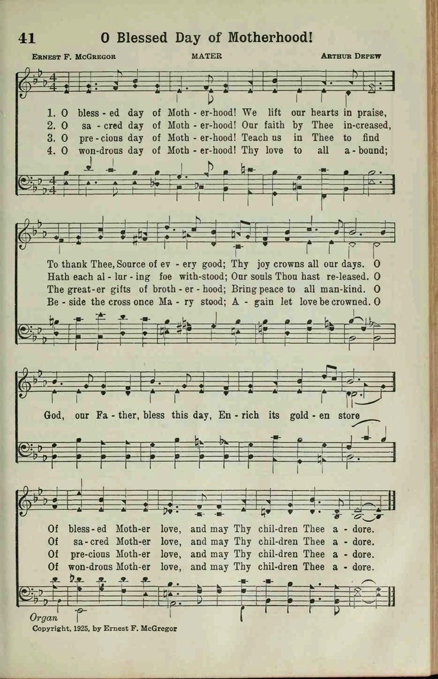 The Broadman Hymnal page 39