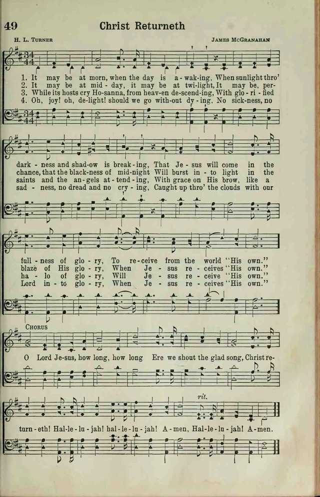 The Broadman Hymnal page 47