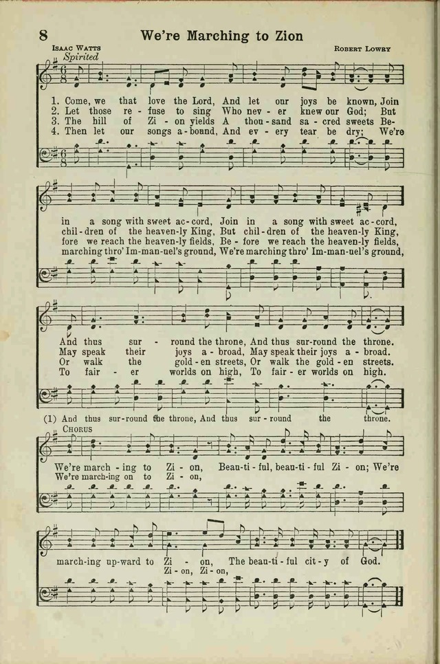The Broadman Hymnal page 6
