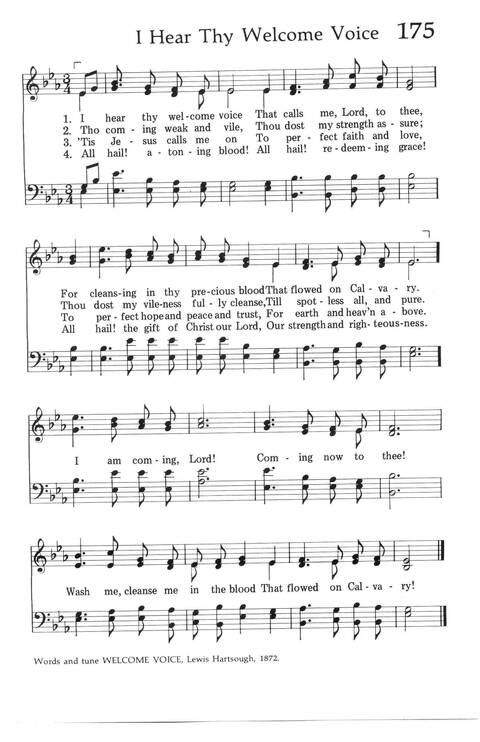 Baptist Hymnal (1975 ed) page 165