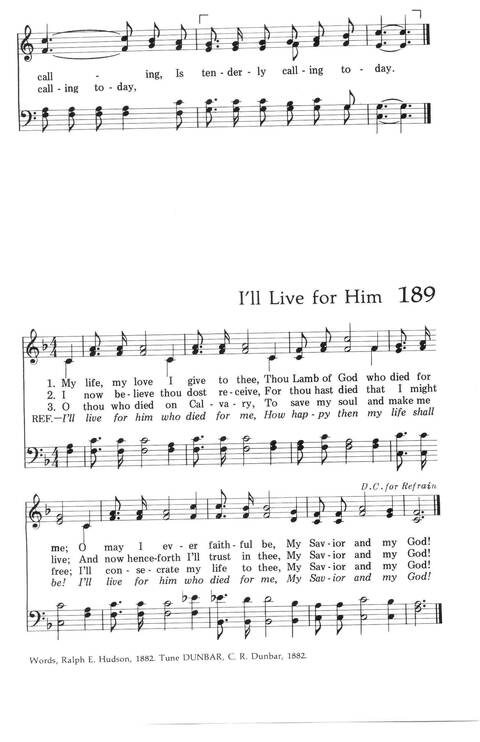 Baptist Hymnal (1975 ed) page 179