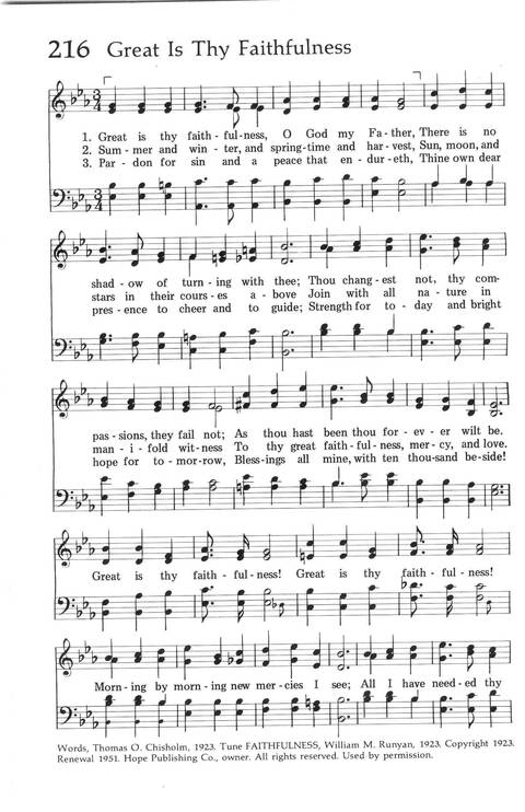 Baptist Hymnal (1975 ed) page 206