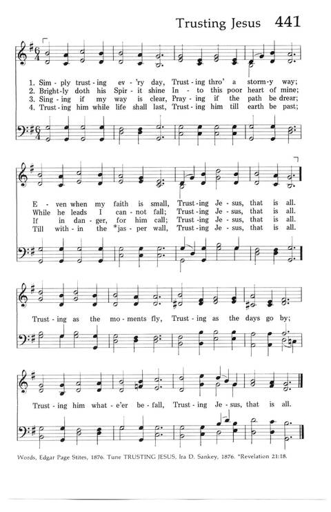 Baptist Hymnal (1975 ed) page 425