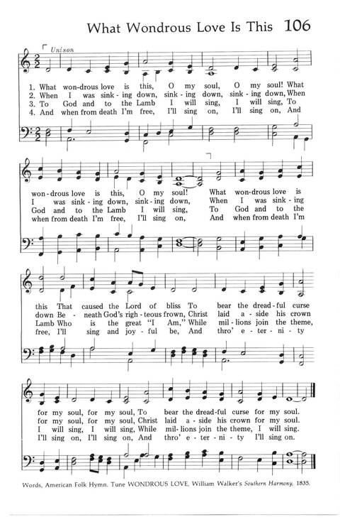 Baptist Hymnal (1975 ed) page 99