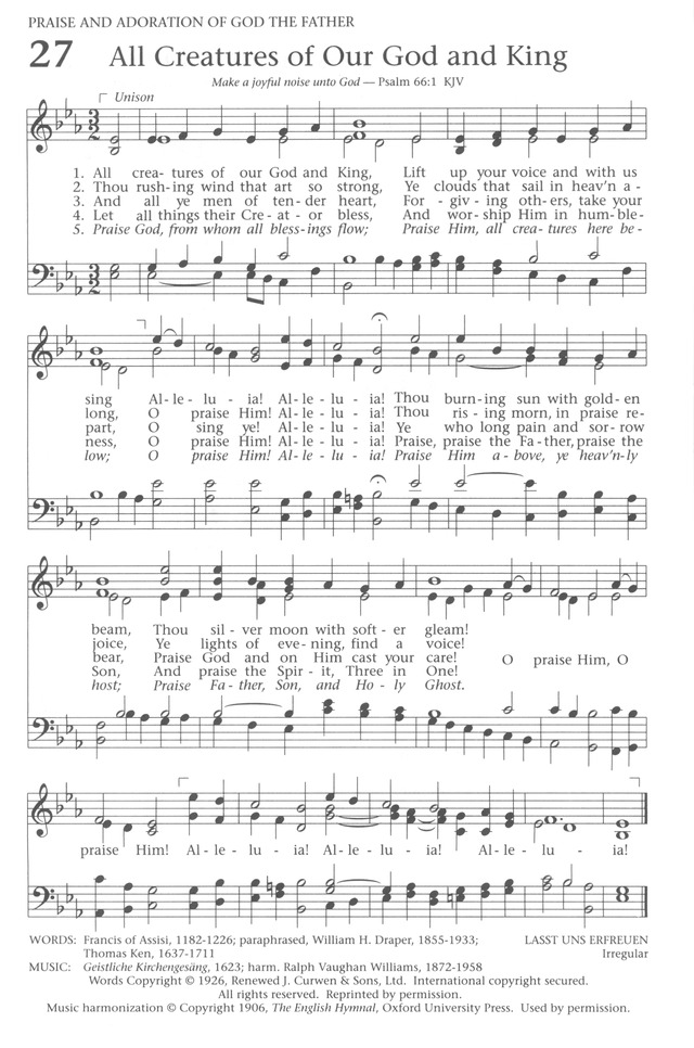 Baptist Hymnal 1991 page 24