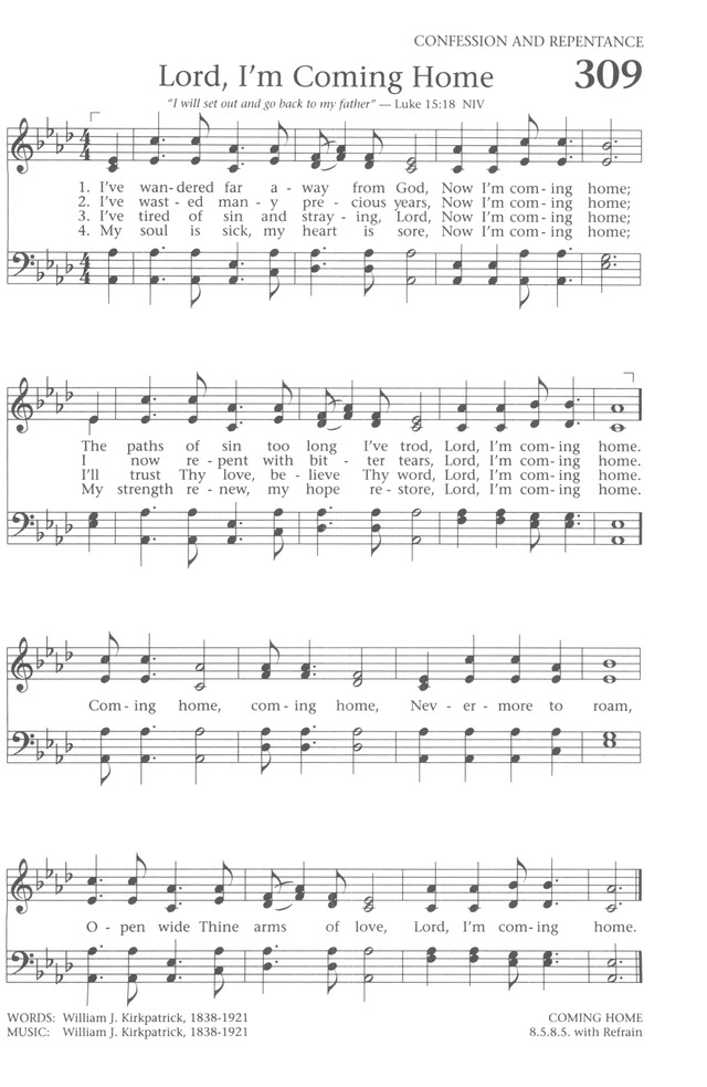 Baptist Hymnal 1991 page 273