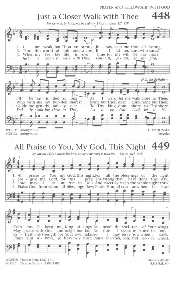 Baptist Hymnal 1991 page 399