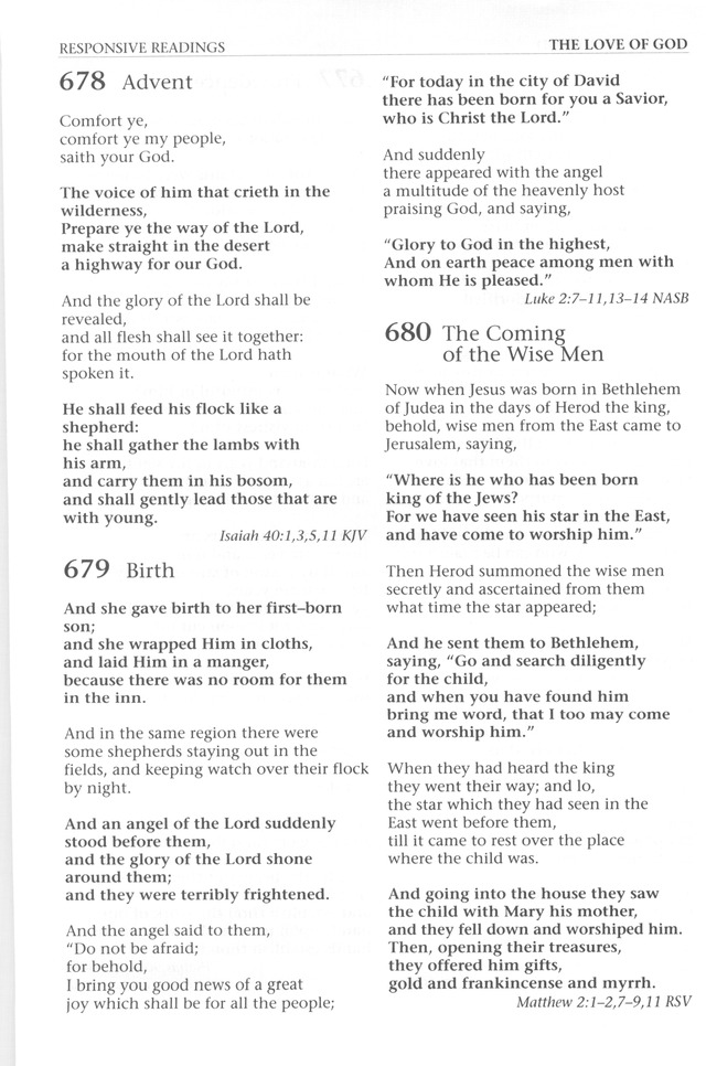 Baptist Hymnal 1991 page 596