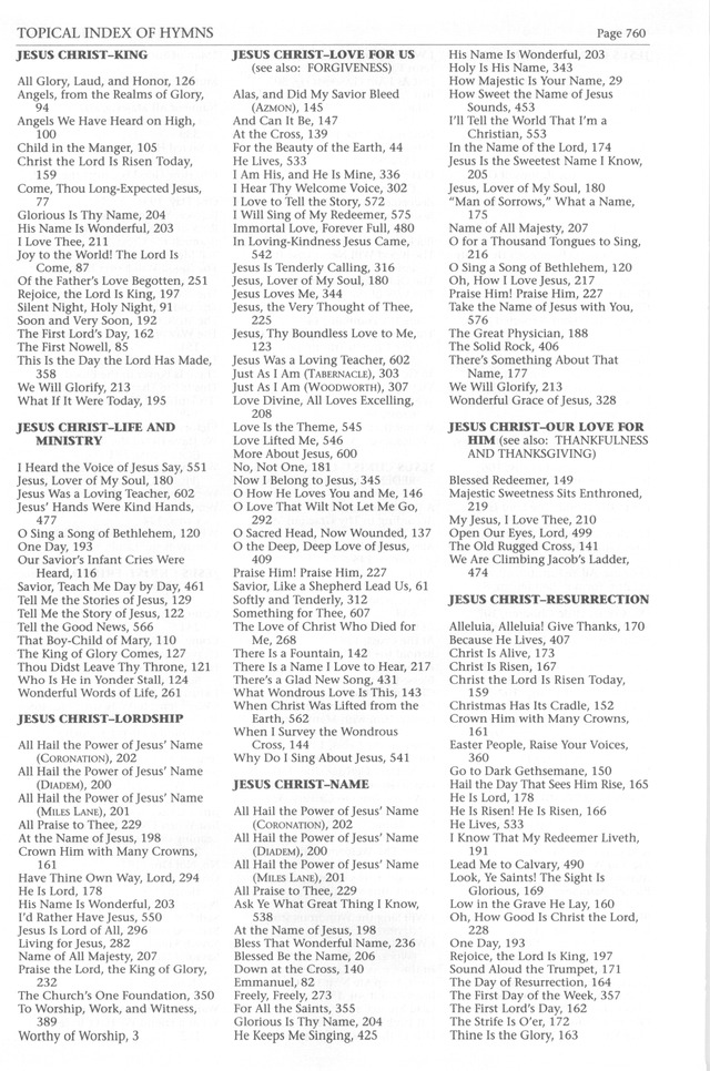 Baptist Hymnal 1991 page 642