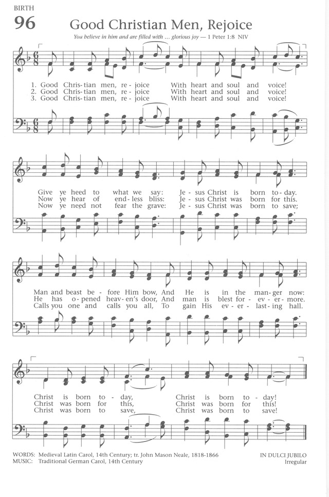 Baptist Hymnal 1991 page 86