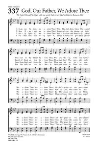 God, Our Father, We Adore Thee | Hymnary.org