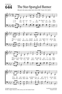 The Star Spangled Banner Hymnary Org