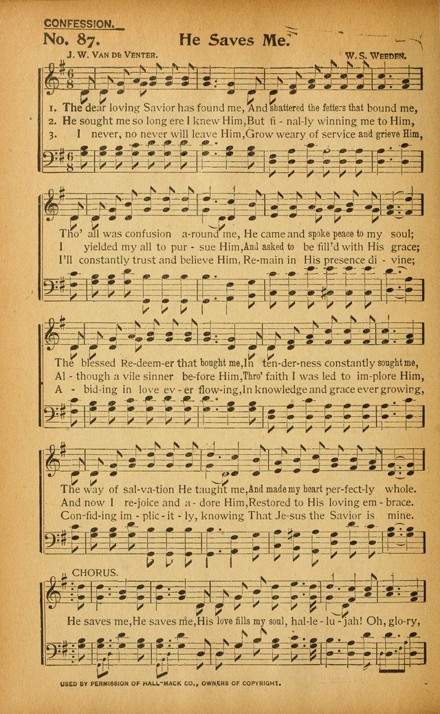 Best Hymns No. 3: for services of song in Christian work page 75