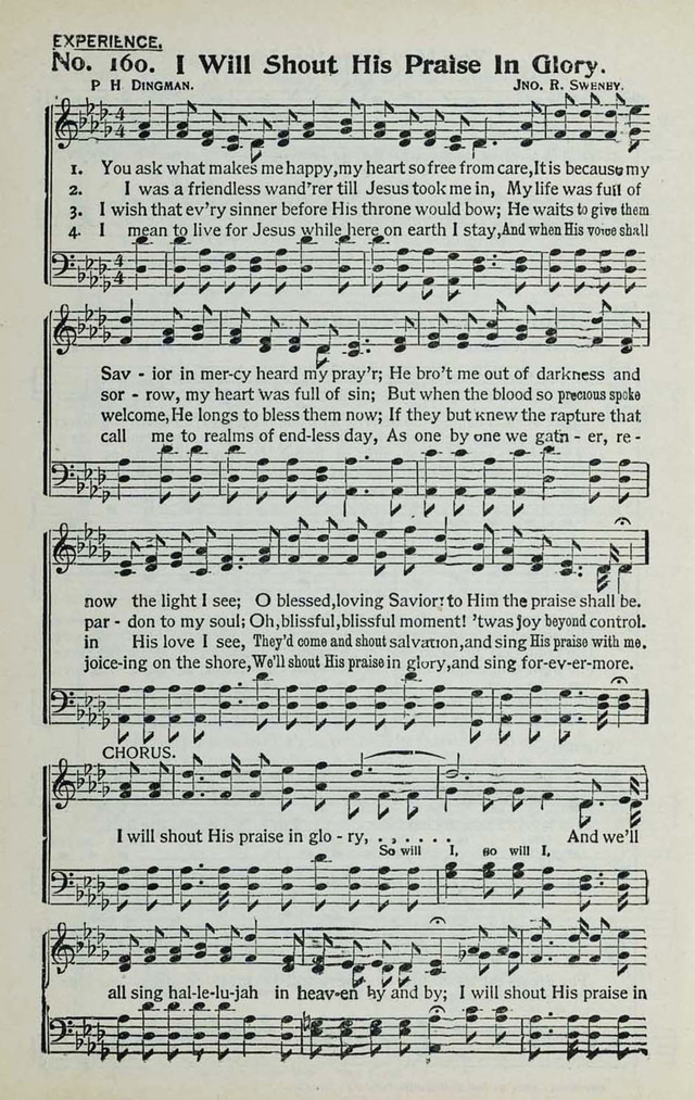 Best Hymns No. 4 160. You ask what makes me happy, my heart so