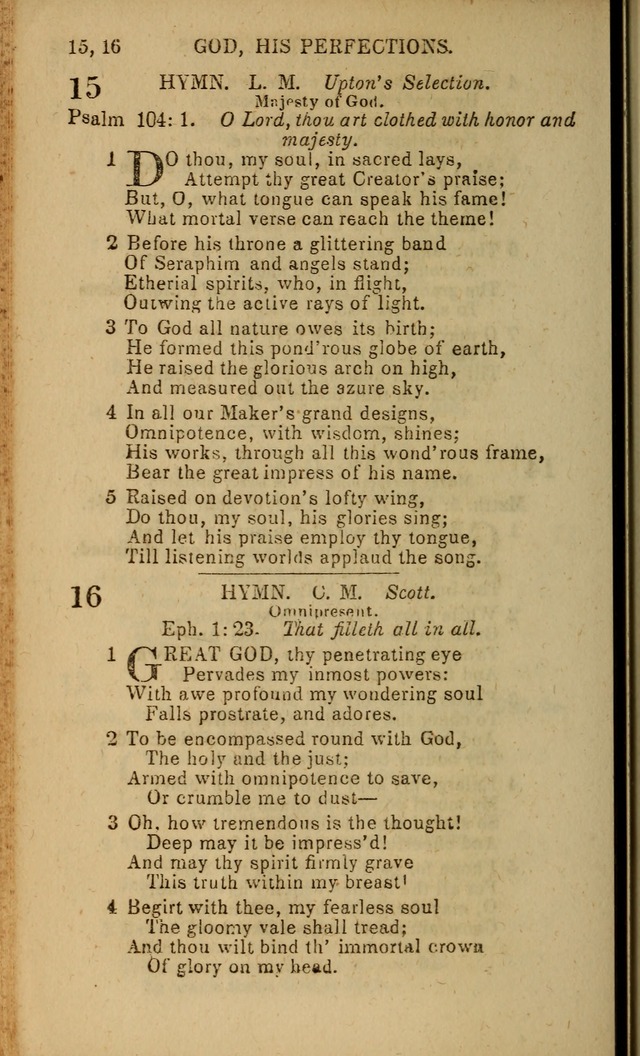 The Baptist Hymn Book: original and selected: in two parts page 10
