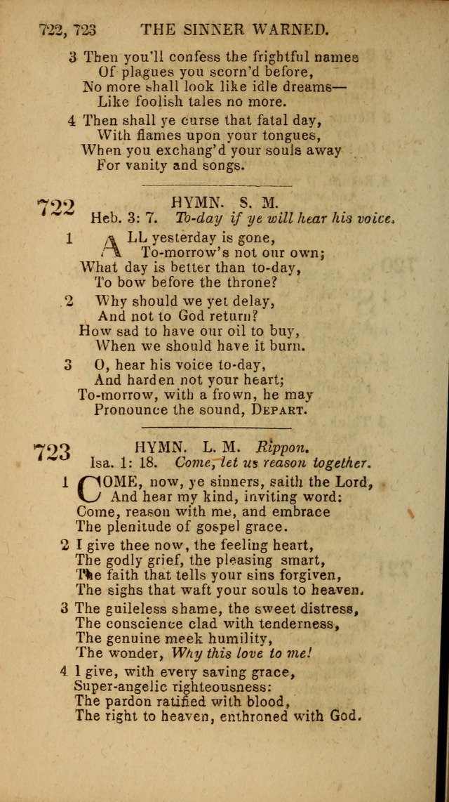 The Baptist Hymn Book: original and selected: in two parts page 422