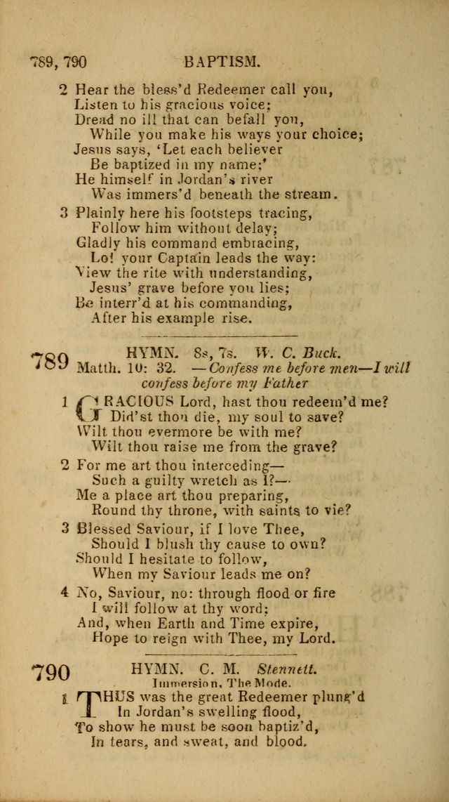 The Baptist Hymn Book: original and selected: in two parts page 460