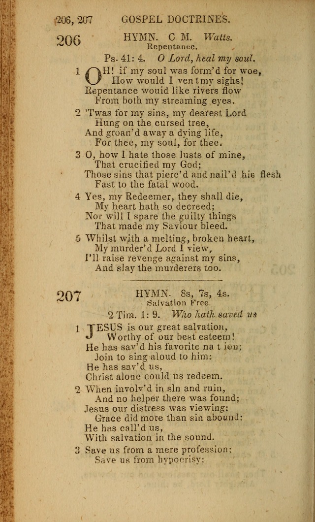 Baptist Hymn Book page 128