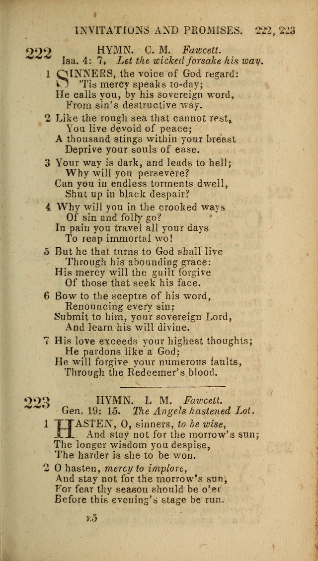 Baptist Hymn Book page 137