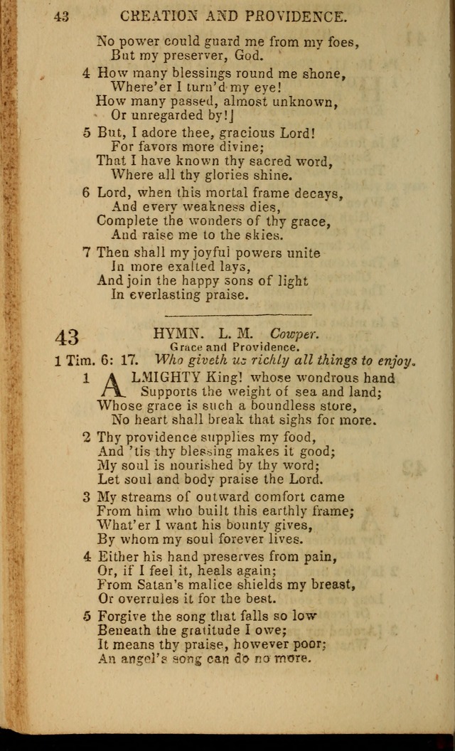 Baptist Hymn Book page 26