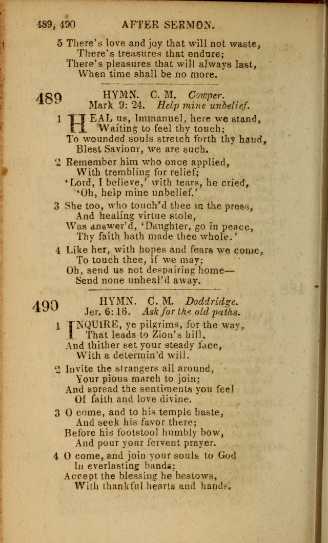 Baptist Hymn Book page 292