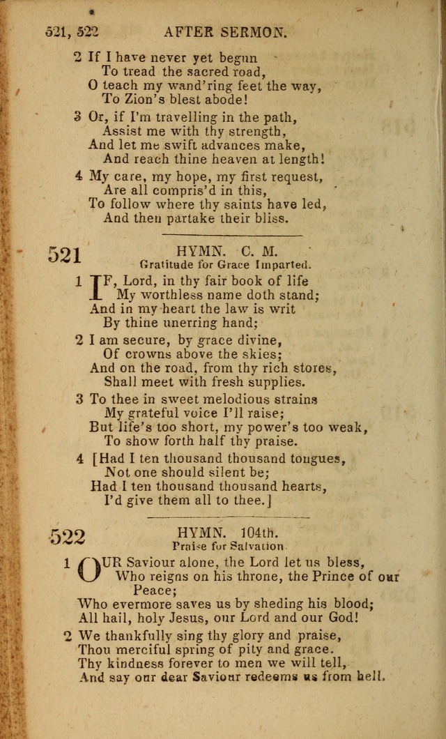 Baptist Hymn Book page 306