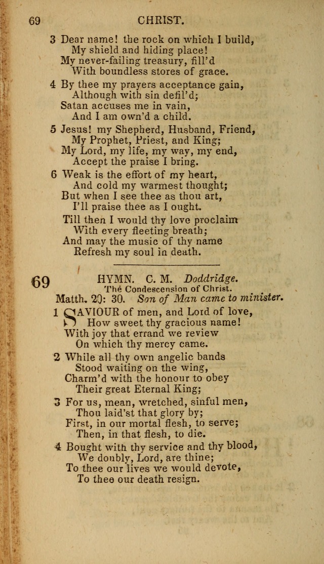 Baptist Hymn Book page 42