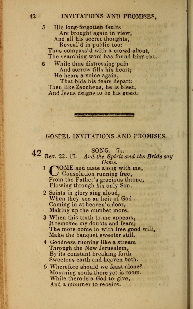Baptist Hymn Book page 542