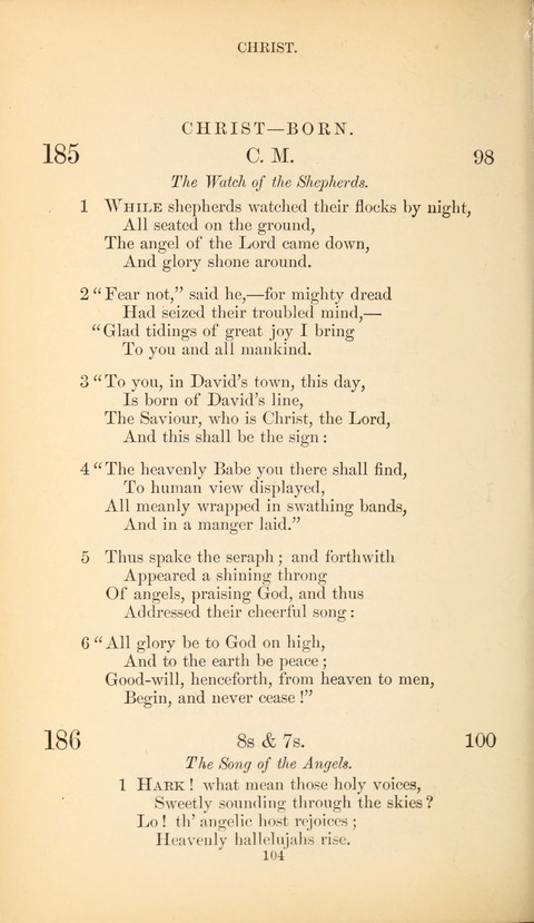 The Baptist Hymn Book page 104