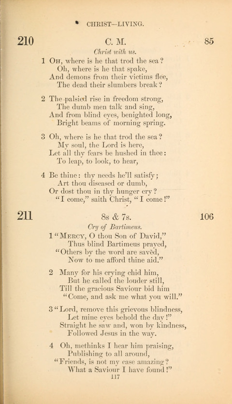 The Baptist Hymn Book page 117
