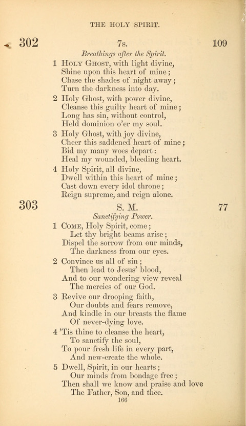 The Baptist Hymn Book page 166