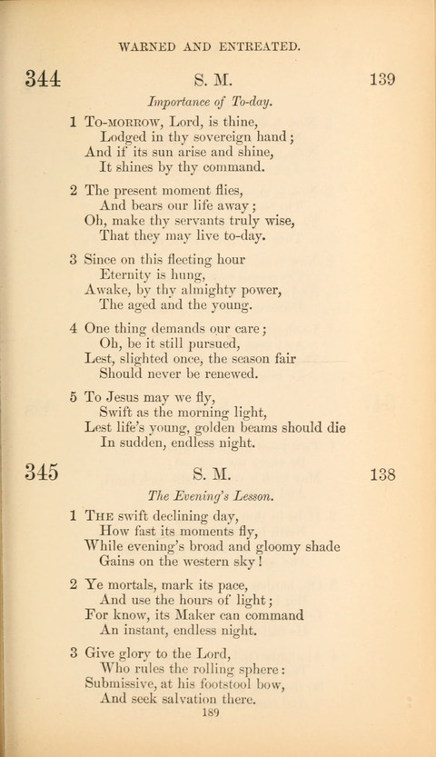 The Baptist Hymn Book page 189