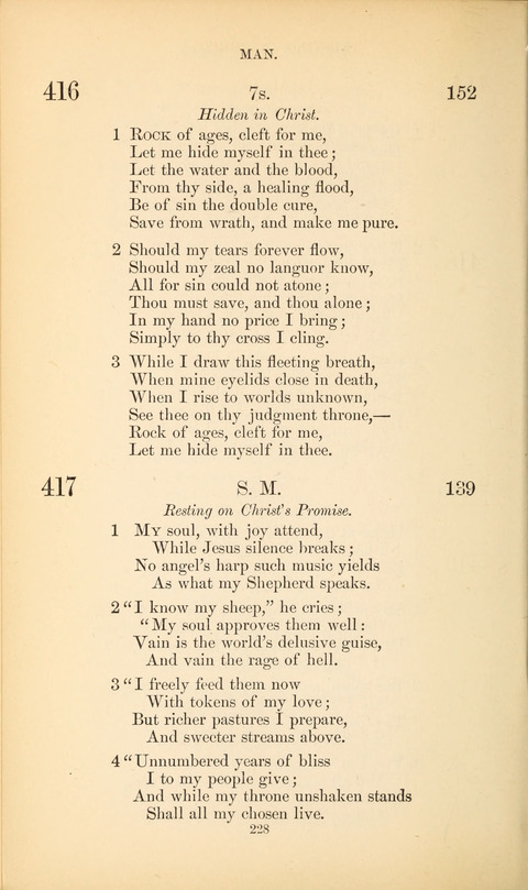 The Baptist Hymn Book page 228