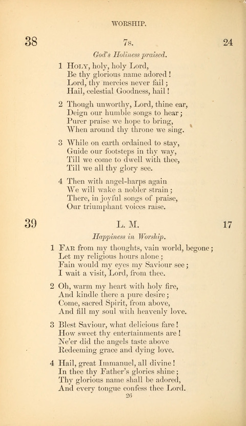 The Baptist Hymn Book page 26 | Hymnary.org