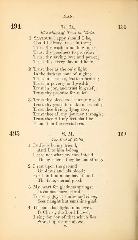 The Baptist Hymn Book page 270