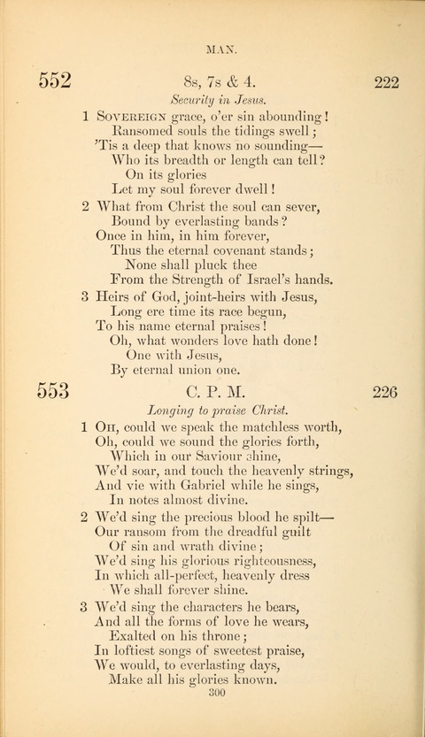 The Baptist Hymn Book page 300