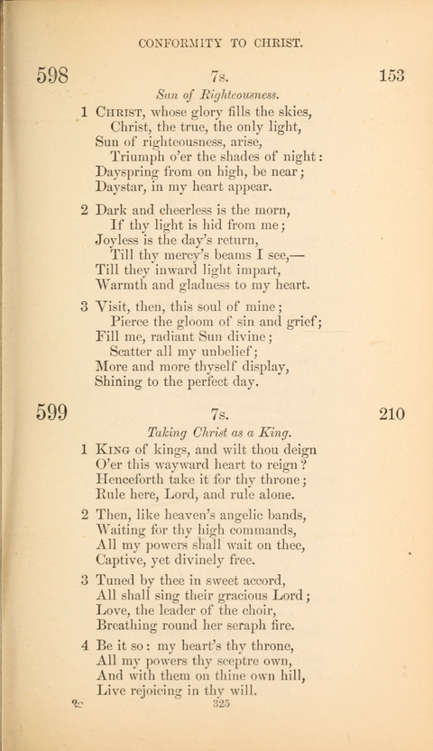 The Baptist Hymn Book page 325