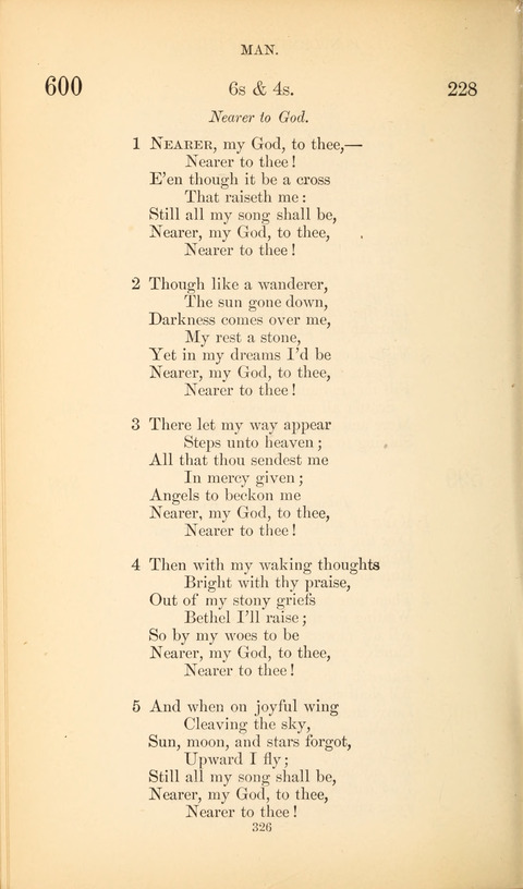 The Baptist Hymn Book page 326