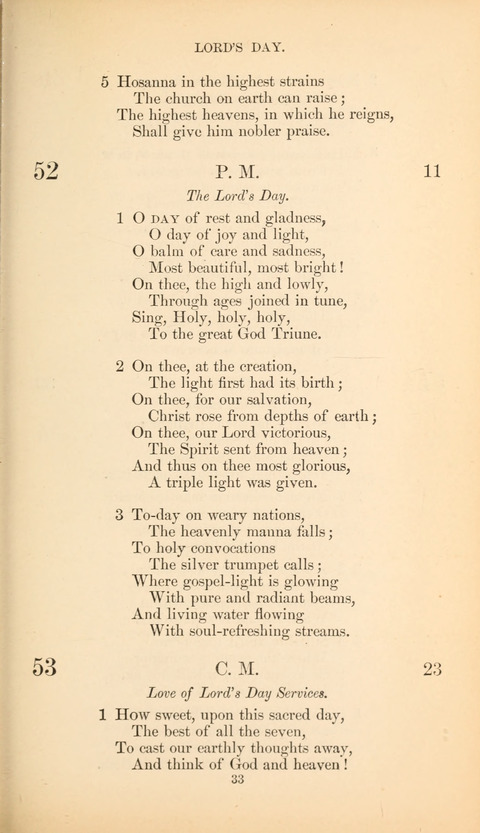 The Baptist Hymn Book page 33