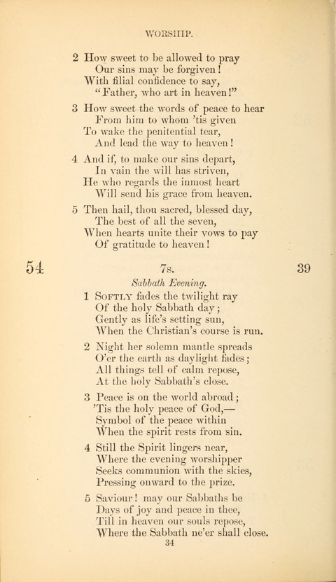 The Baptist Hymn Book page 34