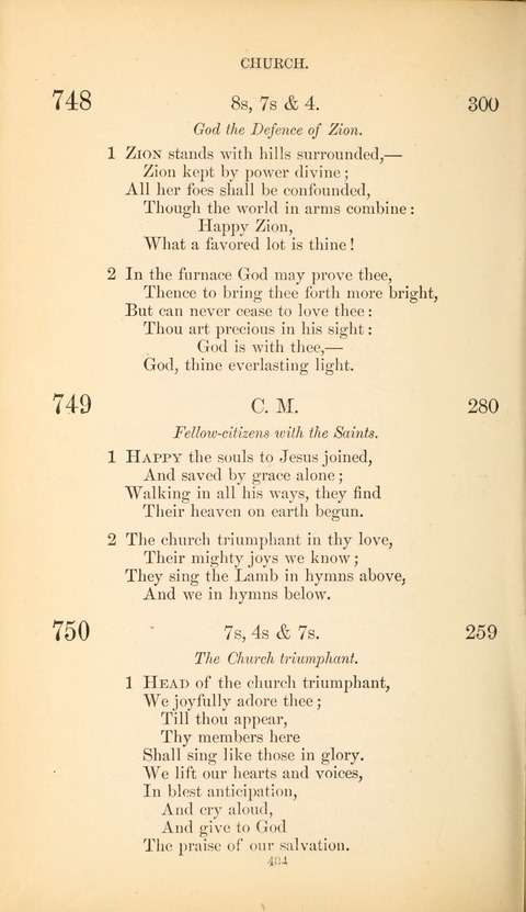 The Baptist Hymn Book page 404