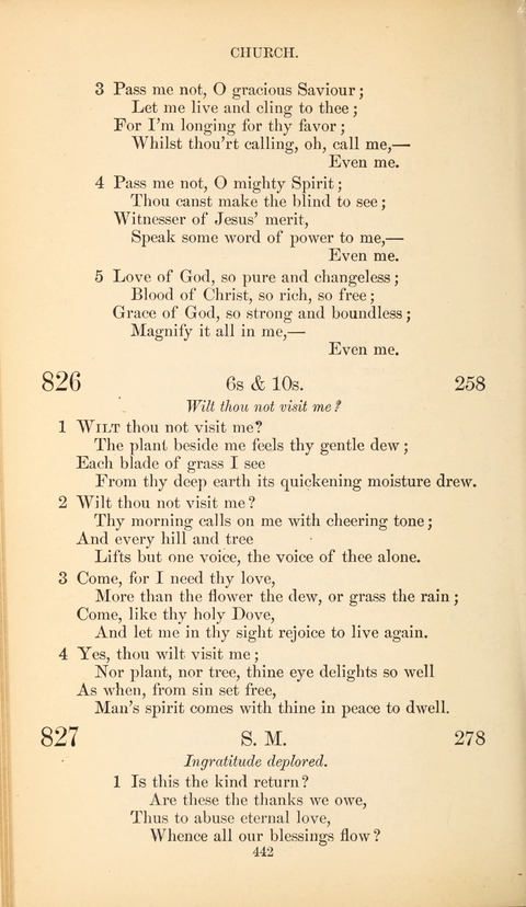 The Baptist Hymn Book page 442