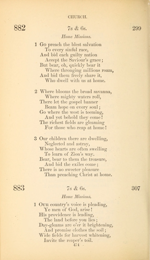 The Baptist Hymn Book page 474