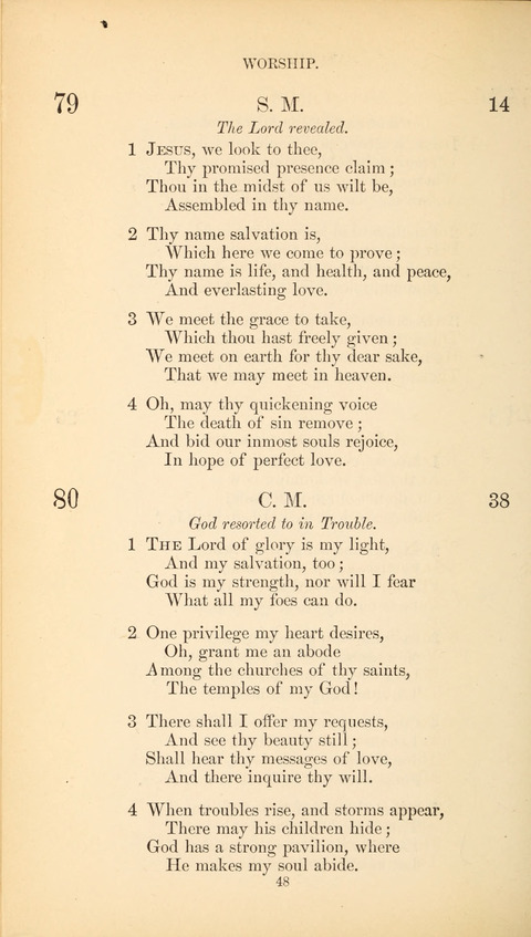 The Baptist Hymn Book page 48