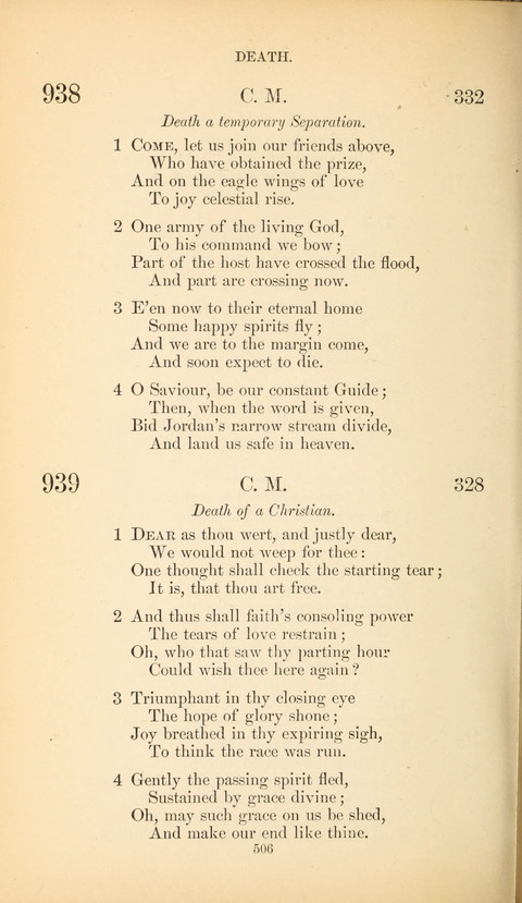 The Baptist Hymn Book page 506