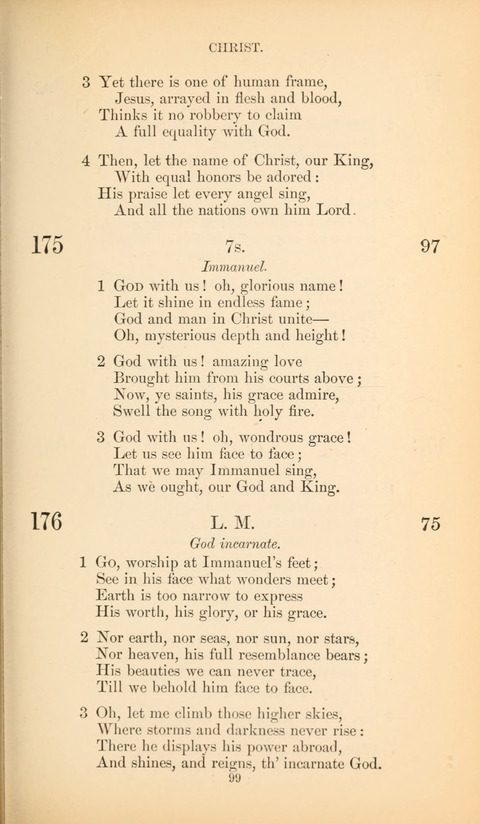 The Baptist Hymn Book page 99