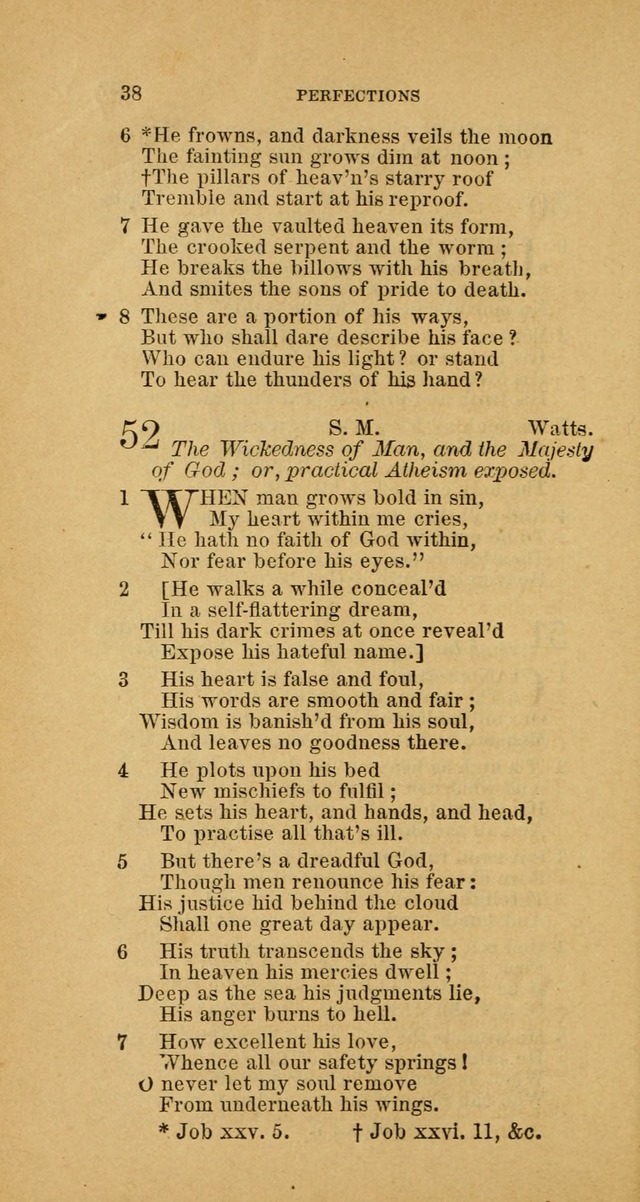 The Baptist Hymn Book: comprising a large and choice collection of psalms, hymns and spiritual songs, adapted to the faith and order of the Old School, or Primitive Baptists (2nd stereotype Ed.) page 38