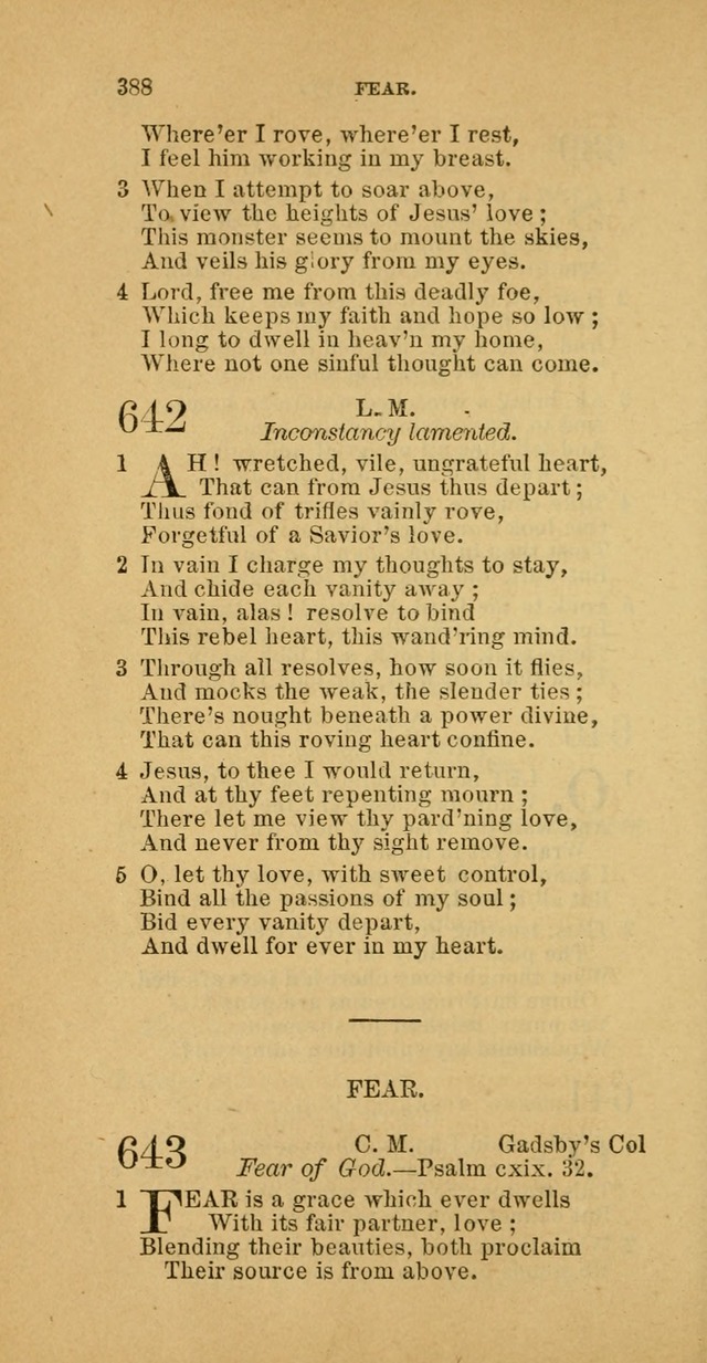 The Baptist Hymn Book: comprising a large and choice collection of psalms, hymns and spiritual songs, adapted to the faith and order of the Old School, or Primitive Baptists (2nd stereotype Ed.) page 390