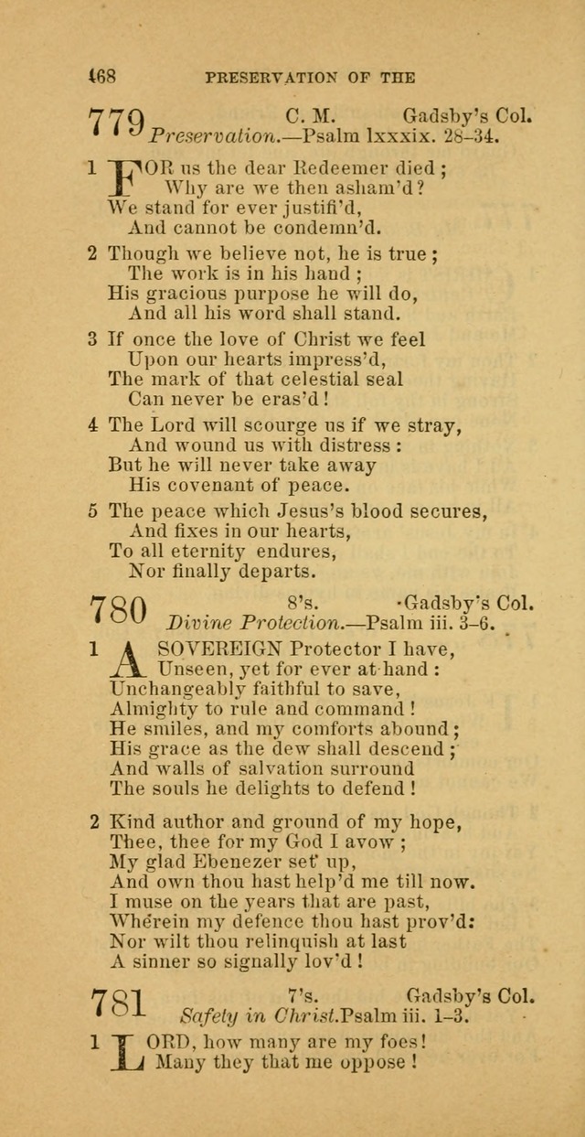 The Baptist Hymn Book: comprising a large and choice collection of psalms, hymns and spiritual songs, adapted to the faith and order of the Old School, or Primitive Baptists (2nd stereotype Ed.) page 470