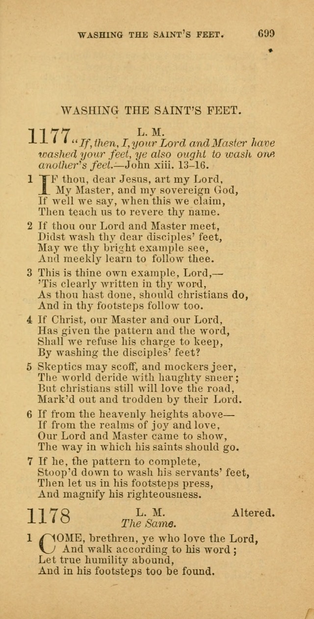 The Baptist Hymn Book: comprising a large and choice collection of psalms, hymns and spiritual songs, adapted to the faith and order of the Old School, or Primitive Baptists (2nd stereotype Ed.) page 701